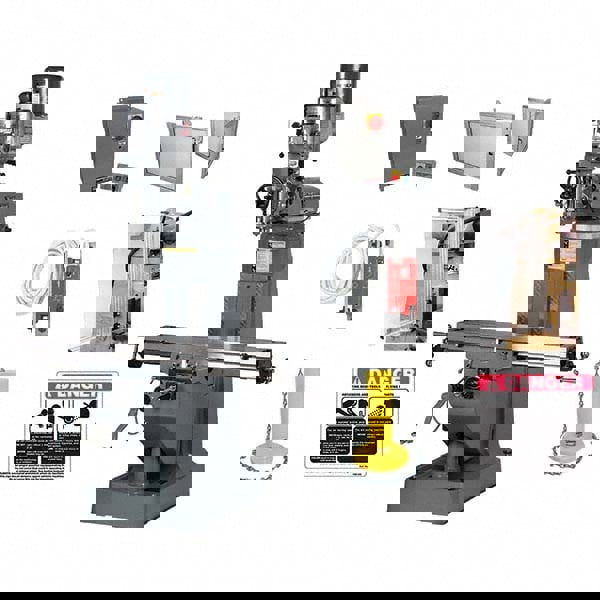 Knee Milling Machine: 6.75 x 18.75